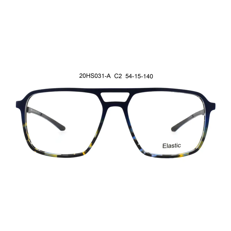 Varför är dubbelstångsacetatbågar trendiga i glasögon?