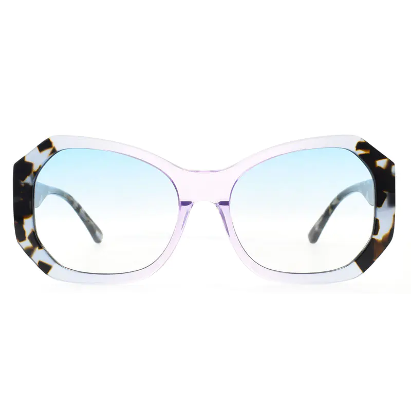 Fashionabla solglasögon med acetatlaminering